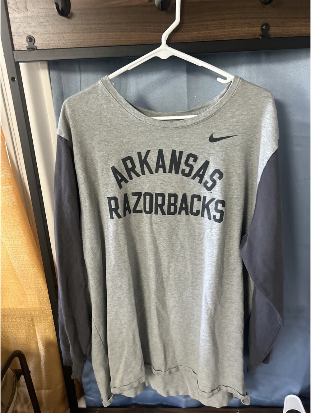 Nike Xxl Arkansas Razorbacks Gray Sweatshirt